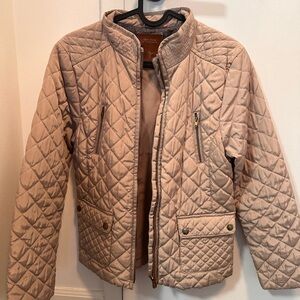 Zara Girls beige jacket - size 13/14 (kids) but wears XS adult